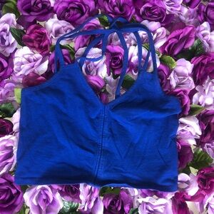 Vibrant Blue Halter Top